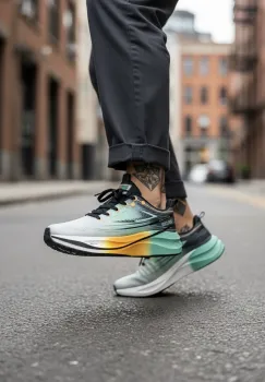 Adidasi barbati sport verzi K75 imagine