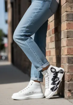 Adidasi dama albi casual   inalti   6620 imagine