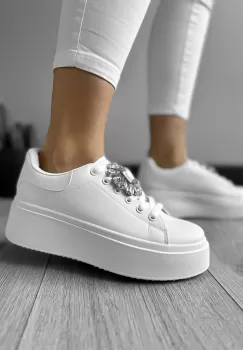 Adidasi dama casual albi 221 imagine