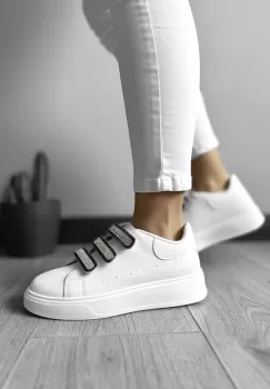 Adidasi dama casual albi 222 imagine