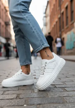 Adidasi dama casual  albi   LA351 imagine