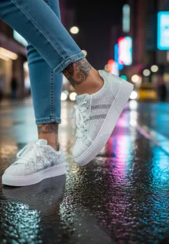 Adidasi dama casual albi M2095 imagine