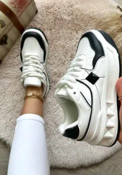 Adidasi dama casual albi T01 N10-4 imagine