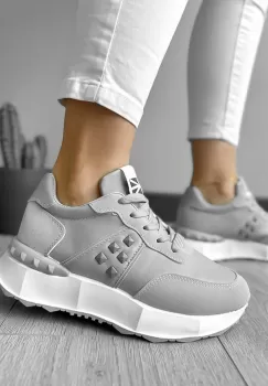 Adidasi dama casual gri A01  imagine