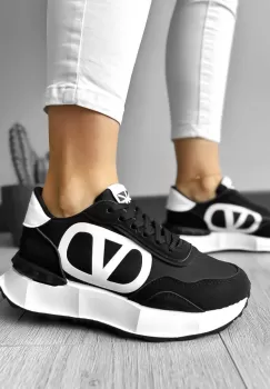 Adidasi dama casual negri A21 imagine