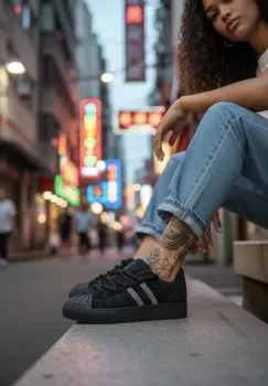 Adidasi dama casual negri M2095 imagine