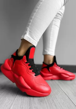 Adidasi dama casual rosii H9 imagine