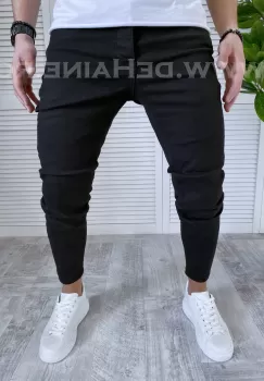 Blugi barbati conici negri 1019 G2* imagine