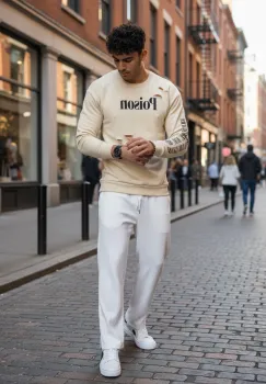 Bluza barbati cu imprimeu pe spate K131 P19-3.1 imagine