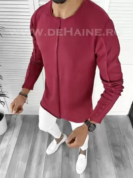 Bluza barbati grena slim fit T3654 i4-5 E imagine