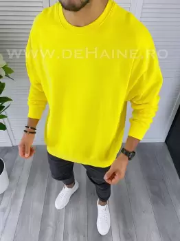 Bluza barbati oversize galbena K298 40.2-1.2 imagine