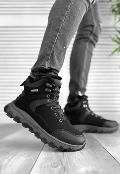 Bocanci barbati imblaniti negri A75 imagine