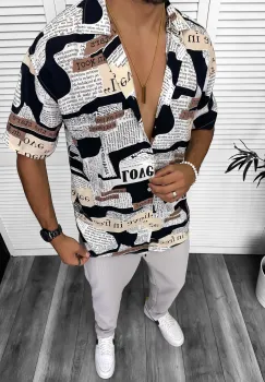 Camasa barbati de vara  maneca scurta  13283 imagine