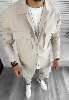 Camasa barbati slim fit BEJ  6050  N7-3.1 imagine