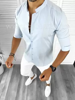 Camasa barbati slim fit blue B8824 12-4.2 imagine