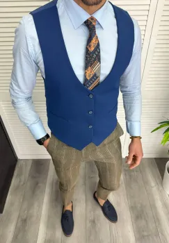 Compleu barbati  Vesta + Pantaloni 11832 imagine