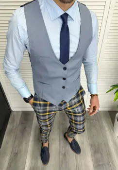 Compleu barbati  Vesta + Pantaloni 11833 imagine