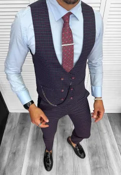 Compleu barbati  Vesta + Pantaloni 13187 imagine