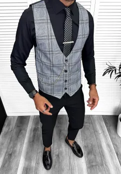 Compleu barbati  Vesta + Pantaloni 13303 imagine