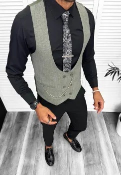 Compleu barbati  Vesta + Pantaloni 13325 imagine