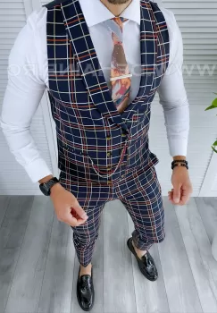 Compleu barbati Vesta + Pantaloni B4125 40-1 E imagine