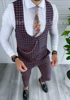 Compleu barbati Vesta + Pantaloni B4131 34-2 E imagine