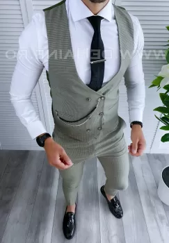 Compleu barbati Vesta + Pantaloni B4133 7-1/1-1 E imagine