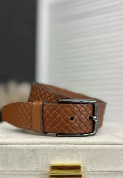 Curea barbati piele naturala maro 12432 imagine