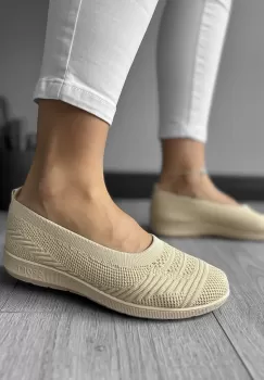 Espadrile dama casual bej CL15 imagine