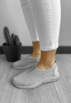 Espadrile dama casual gri CL10 imagine