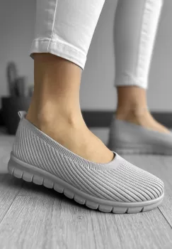 Espadrile dama casual gri CL16 imagine