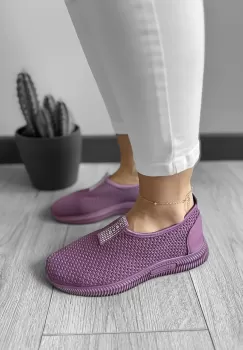 Espadrile dama casual mov CL10 imagine