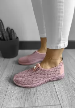 Espadrile dama casual roz CL08 imagine