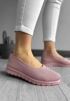 Espadrile dama casual roz CL16 imagine