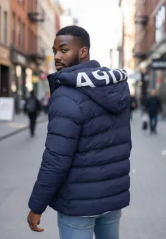 Geaca barbati bleumarin 13355 imagine