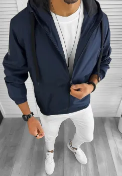 Geaca barbati de toamna bleumarin 12982 imagine