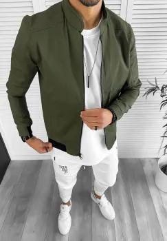 Geaca barbati de toamna kaki 12971 imagine