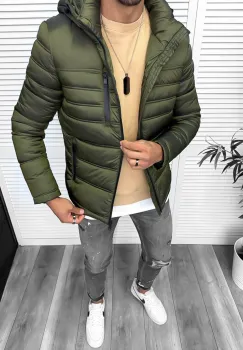 Geaca barbati  kaki 5208 imagine