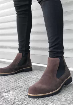 Ghete barbati piele intoarsa 12208 A20-21-22 imagine