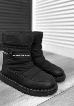 Ghete dama imblanite negre B709 imagine