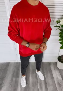 Hanorac barbati rosu K476 91-3 E imagine