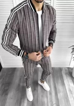 Hanorac barbati slim fit B9875 P20-1.2 imagine