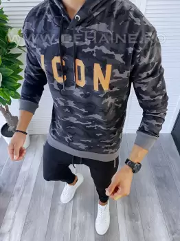 Hanorac barbati slim fit K430 41-4 E imagine