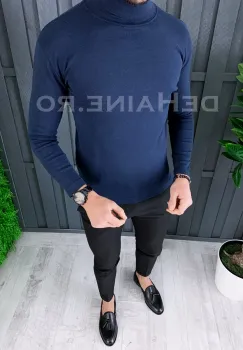 Helanca barbati slim fit bleumarin CU DEFECT DEFA8089 Y18 imagine