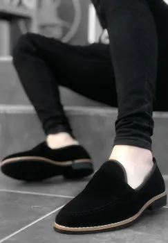 Mocasini barbati negri 12215 N1-2 imagine