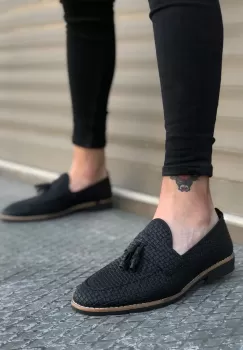 Mocasini barbati negri 12216 imagine