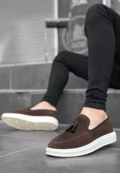 Mocasini barbati negri B1252 imagine