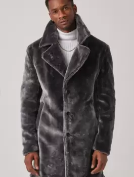 Palton barbati gri inchis B7105 65-3 imagine