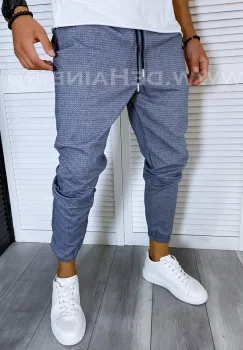 Pantaloni barbati albastri casual B5857 83-1 imagine
