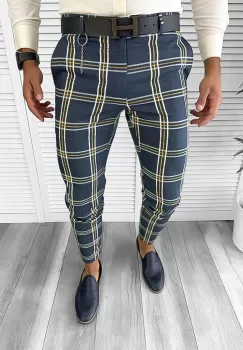 Pantaloni barbati eleganti B1732 9-5 E~ imagine